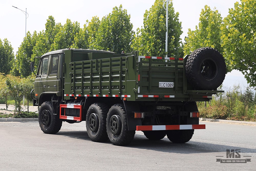 Dongfeng 6*6 Dump Truck_3.5T Double Row 153 Cab Mining Transport Truck for Sale_Six wheel Drive Diesel Tipper Truck Export Special Vehicle