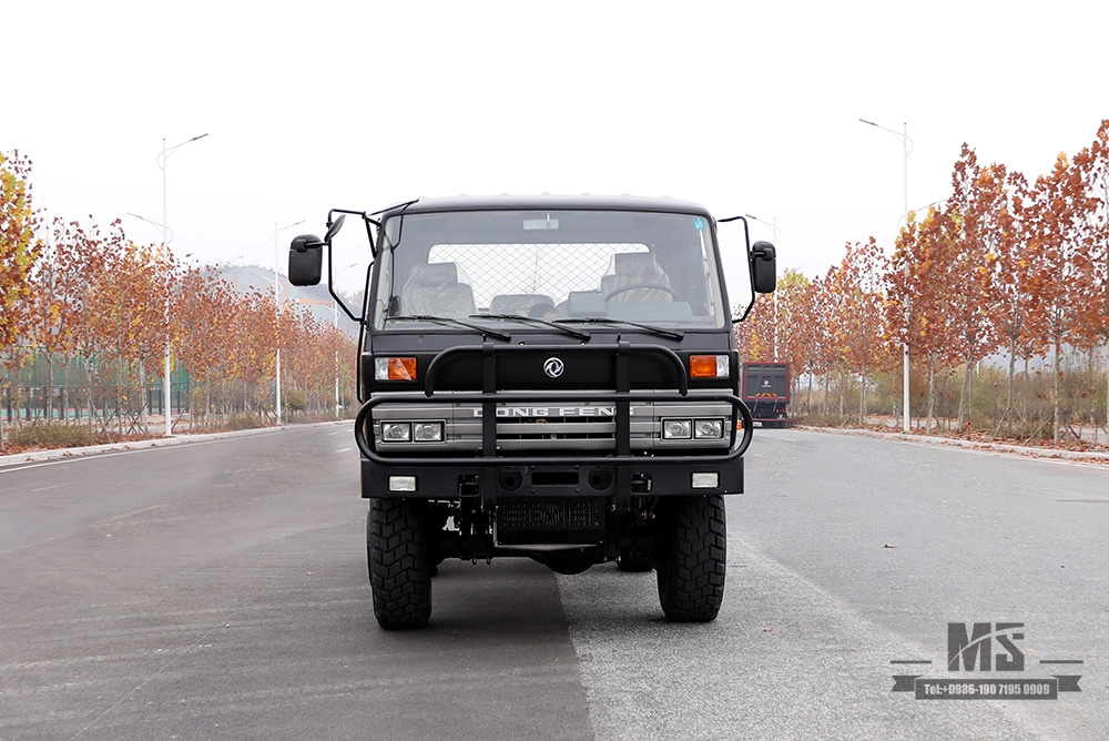 190 HP Dongfeng EQ2102 Off-road Three-axle Truck Chassis_Black Six wheel Drive Black Cargo Truck Chassis_All-wheel drive EQ2102G Export Special Purpose Vehicle Chassis
