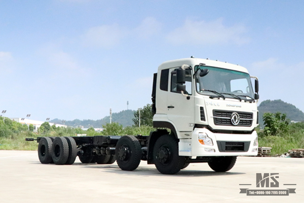 Dongfeng 8*4 Special Truck Chassis_30-ton Four-axle Dongfeng Heavy-duty Commercial Vehicle Chassis_Export Special Purpose Chassis Customization and Modification