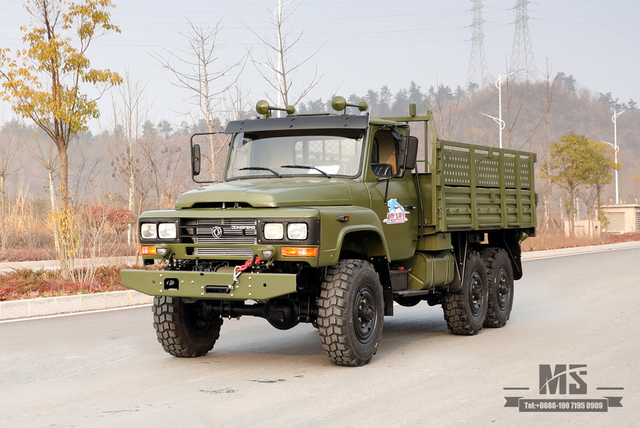 6×6 Dongfeng EQ2082 _170 hp EQ2082 Six-wheel drive Double Glass Off-road Special Truck_240 Transport Vehicle_Export Special Vehicle