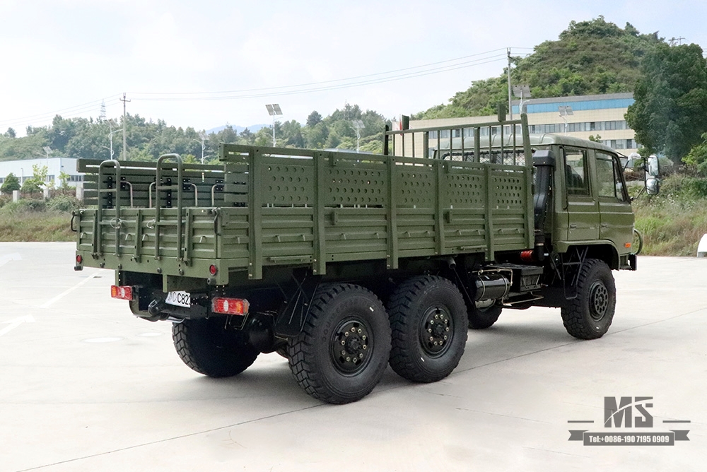 Dongfeng Six Wheel Drive EQ2102 Off Road Truck_6×6 Army Green Double Row 153 Cab Cargo Truck 6WD Transportation Truck For Sale_Export Special Vehicle