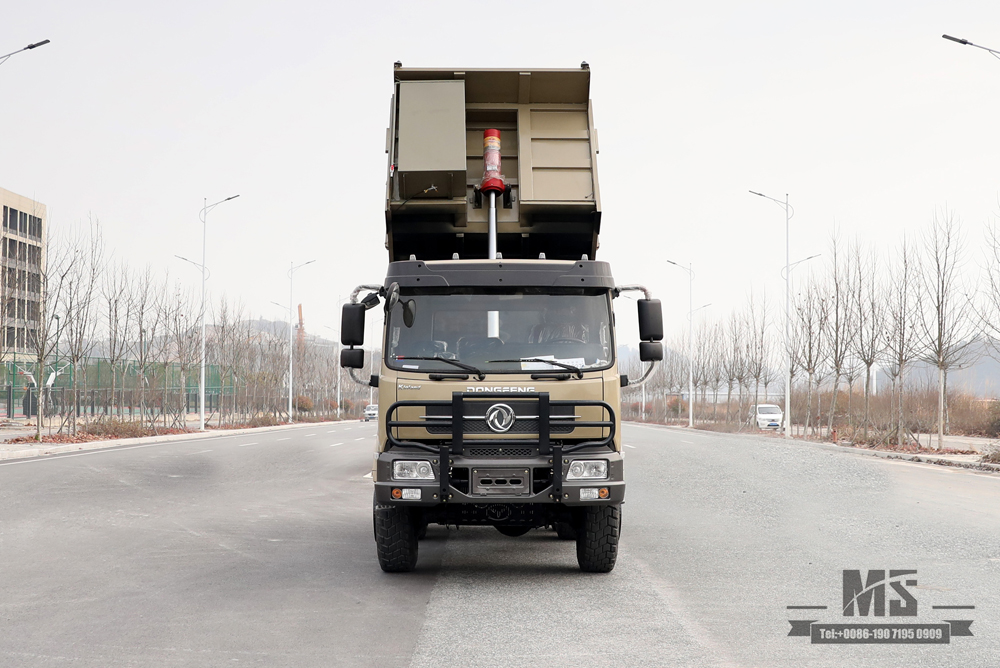 210hp 6*6 Dongfeng Dump Truck_ Flat Head Tipper Truck Six Wheel Drive Off Road Transportation Truck for Sale_Export Special Vehicle