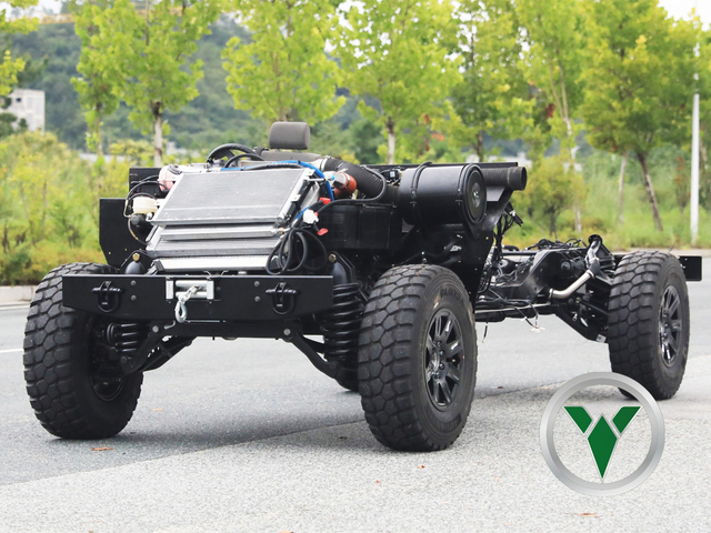 Custom Class 3 Off-Road Chassis | 4WD Independent Suspension & Dual Fuel Tank Systems
