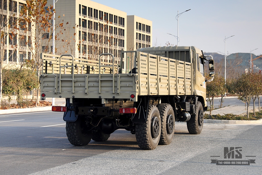 210 HP Dongfeng Six-wheel drive Off-road Truck_6×6 3.5T Special Truck_All-wheel Drive Customized Three-axle 10T Truck Transportation Truck_Export Special Vehicle