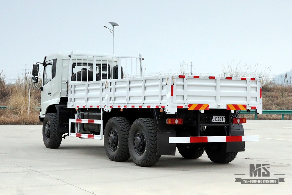 260hp Dongfeng Six wheel Drive Truck_6*6 Flathead Head Truck for Sale 6WD Transport Truck Factory_Dongfeng Export Special Vehicle