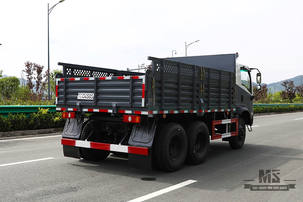 260hp Dongfeng 6*6 Tipper Truck_Six Wheel Drive Single Row Pointed Head Dump Truck Mining Trucks Conversion Manufacturer_Export Special Vehicle