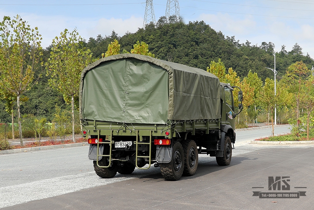 170 hp Dongfeng 6WD EQ2082 Off-road Truck_EQ240 Flathead Diesel Cargo Truck Factory_Dongfeng 6x6 All-Wheel Drive Civilian Off-road Truck for Sale_Export Special Vehicle
