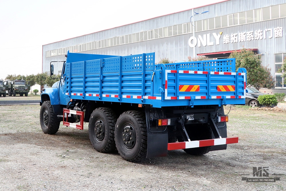 Dongfeng Six wheel Drive Off Road Dump Truck_EQ2100 6×6 210hp Pointed Head Single Row Transportation Truck_All-wheel-Drive Export Special Truck