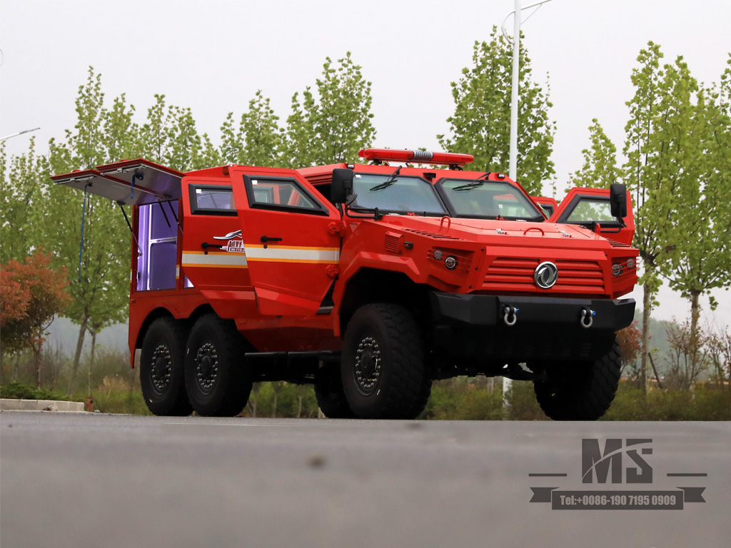 Dongfeng 6×6 Protective Armored Vehicle | Six-wheel Drive EQ5096 Double Row 300hp Protective Emergency Rescue Vehicle
