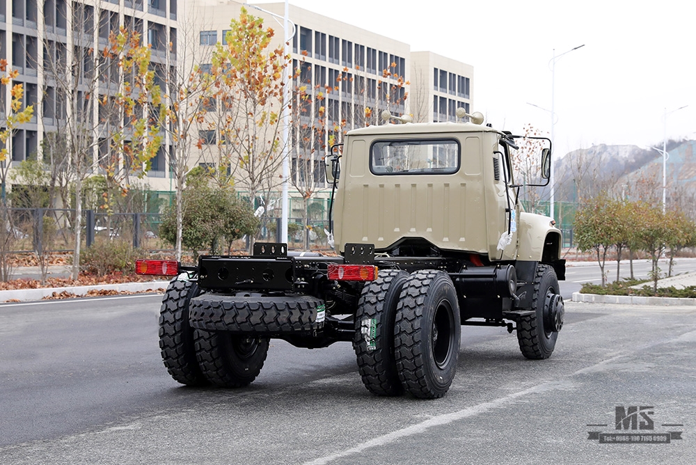 4*4 Dongfeng Four-wheel Drive Off-road Chassis_240hp Long Head Single Row Cab Truck Chassis_Customised 4WD Export Special Vehicle Chassis