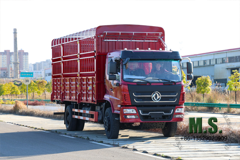18-Ton 4x2 Dongfeng Box Truck with Hydraulic Tailgate | Chinese stake truck with hydraulic tail lift