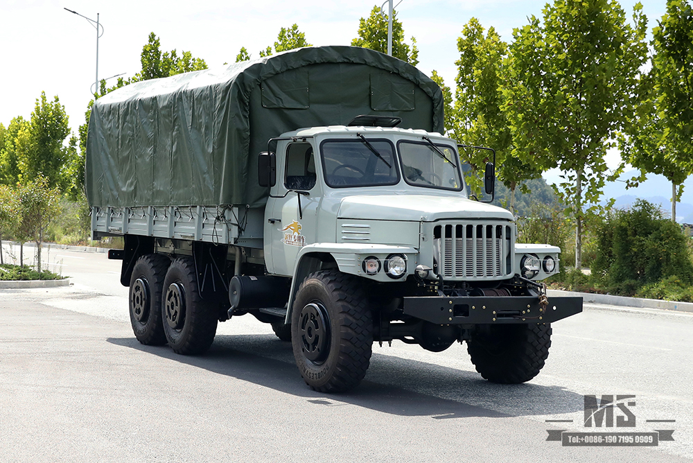 6*6 Dongfeng EQ2100 Off Road Truck_3.5T Pointed Head Single Row 6WD Cargo Truck Six Wheel Drive Cargo Truck for sale_Export Special Vehicle