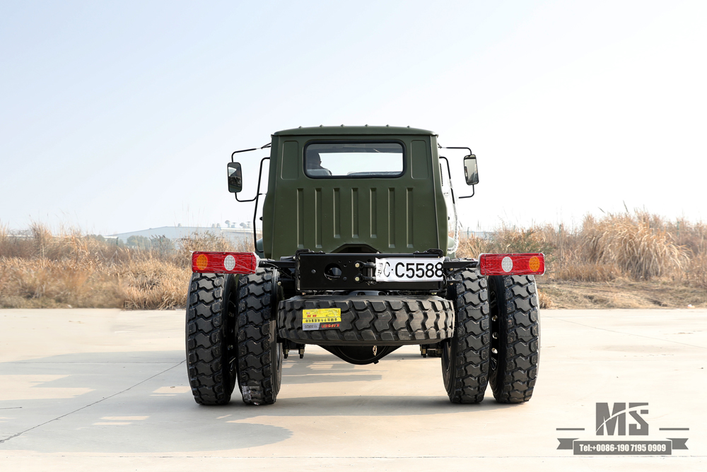 Dongfeng 4*2 Off Road Chassis_210 hp Tip Head Single Row Cargo Truck Chassis for sale_Dongfeng Export Special Vehicle Chassis
