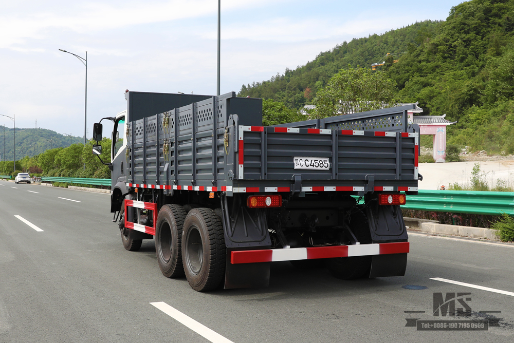 5T 6WD Light Dump Truck_6*6 260hp Diesel Off-road Tipper Truck_Six Wheel Drive Dongfeng Bobcat Dump Truck for Sale_Export Special Purpose Vehicle