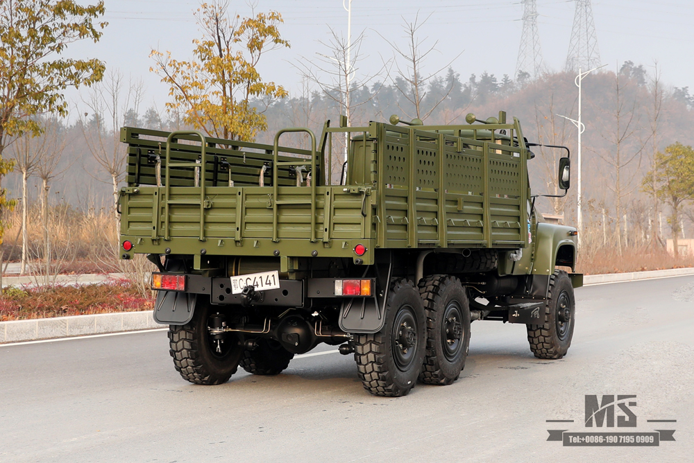 6×6 Dongfeng EQ2082 _170 hp EQ2082 Six-wheel drive Double Glass Off-road Special Truck_240 Transport Vehicle_Export Special Vehicle