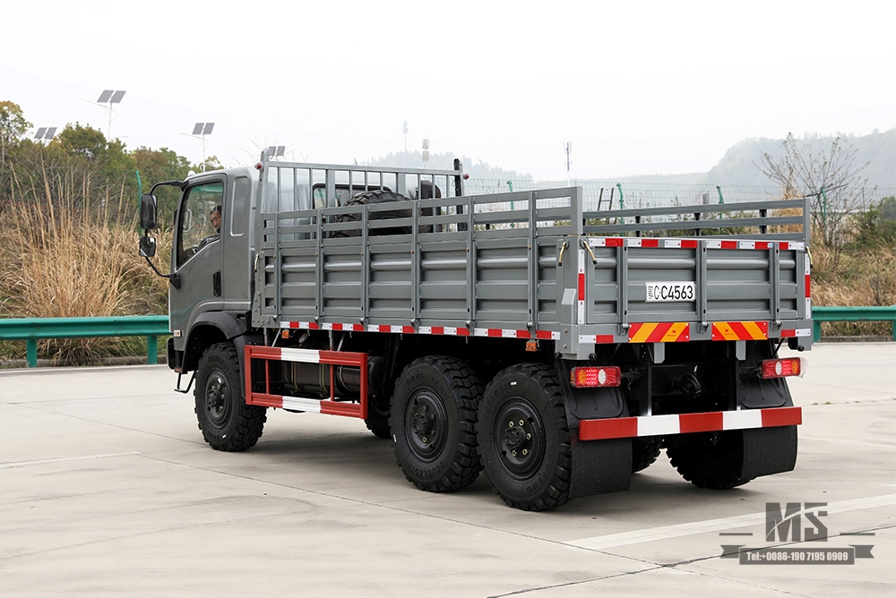 Dongfeng Silver six-wheel drive AWD truck configuration_6×6 190HP flat-head off-road light truck manufacturer_6*6 export special vehicle quotation