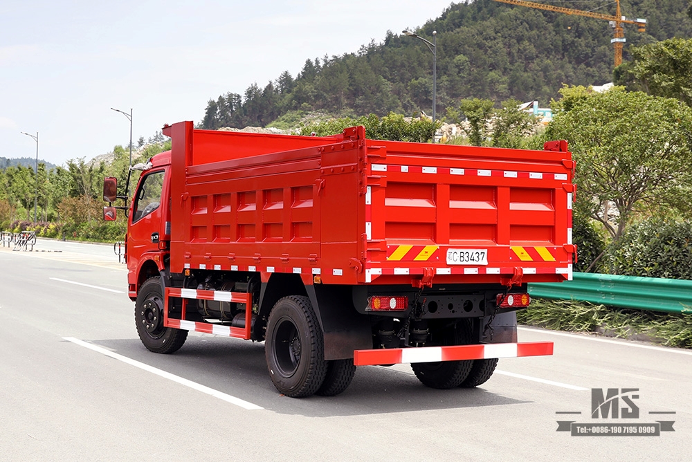 4×2 160HP Small Dump Truck_Left/Right Hand Light Truck 5T Single Row Micro Truck Conversion Manufacturer_Dongfeng Export Special Truck