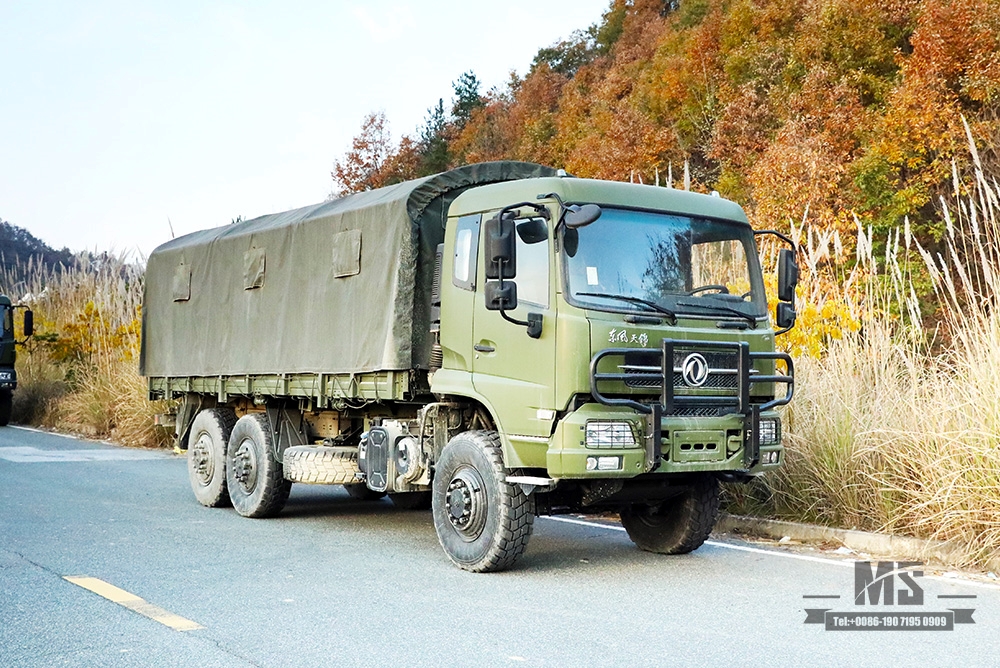 Dongfeng Six-wheel Drive Cargo Truck EQ2102 Diesel Truck_Dongfeng 6×6 Off-road Special Truck_3.5-ton Cargo Troop Vehicle_Export Special Purpose Truck