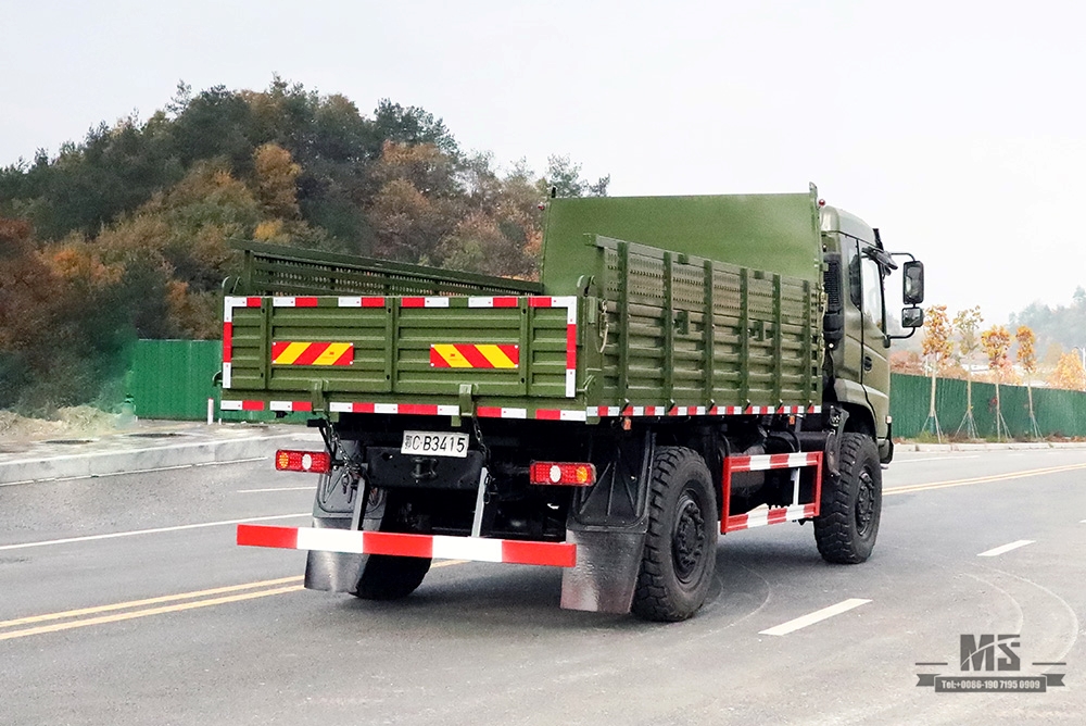 210 hp Dongfeng 4*4 Off Road Dump Truck_4×4 Off-road Flathead Row Half Truck_Dongfeng Four Wheel Drive Export Special Vehicle