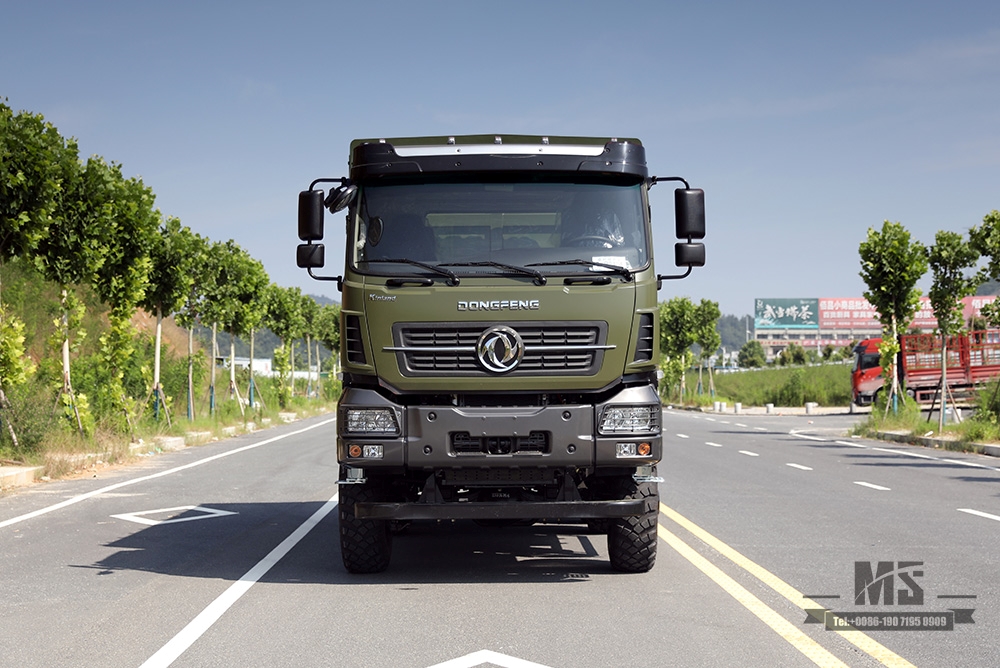 340 hp Dongfeng 6×6 Off Road Truck Six wheel Drive Dongfeng Flat Head One and a Half Row High Container Heavy Duty TruckCargo Truck Vehicle AWD 6*6 Export Special Vehicle