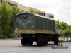 Dongfeng Six wheel Drive Camel Gray EQ2102 Off-road Truck made in china 190 HP Three-axle Camel Gray Cargo Truck With Tarpaulin poles