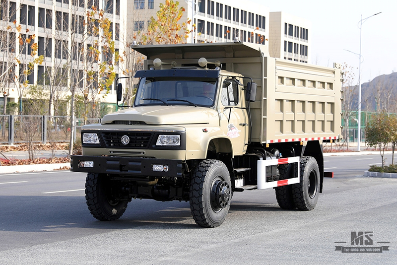 240hp Dongfeng Four-wheel Drive Tipper Truck _Long Head Cab Off-road Dump Truck _4*4 Customised Export Special Purpose Vehicle