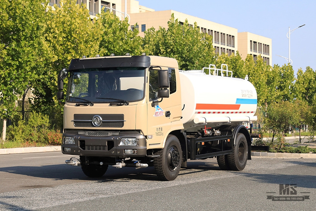 4*2 Dongfeng 12m³ Sprinkler Truck _Dongfeng 210 HP Flat Head Water Sprinkler Truck_Dongfeng Greening Water Tanker Truck Commercial Vehicle _Export Special Truck