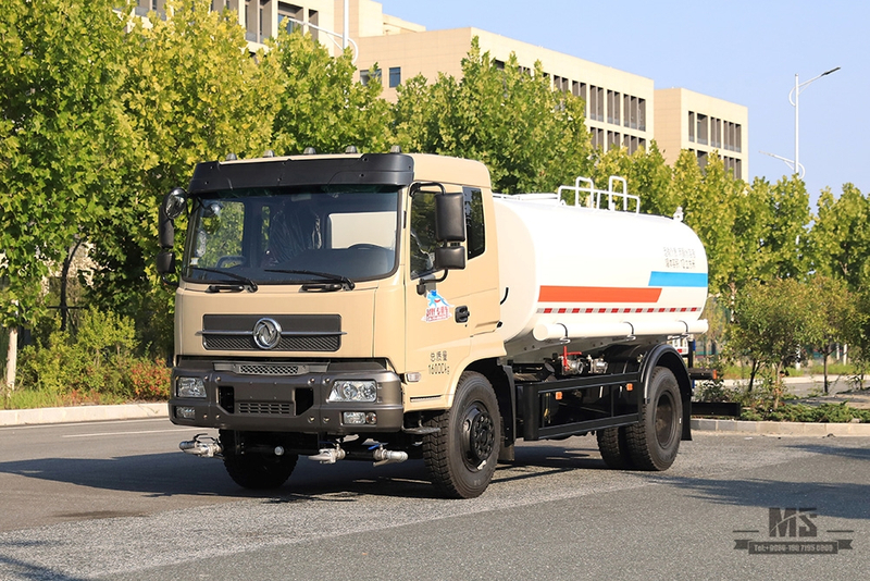 4*2 Dongfeng 12m³ Sprinkler Truck _Dongfeng 210 HP Flat Head Water Sprinkler Truck_Dongfeng Greening Water Tanker Truck Commercial Vehicle _Export Special Truck