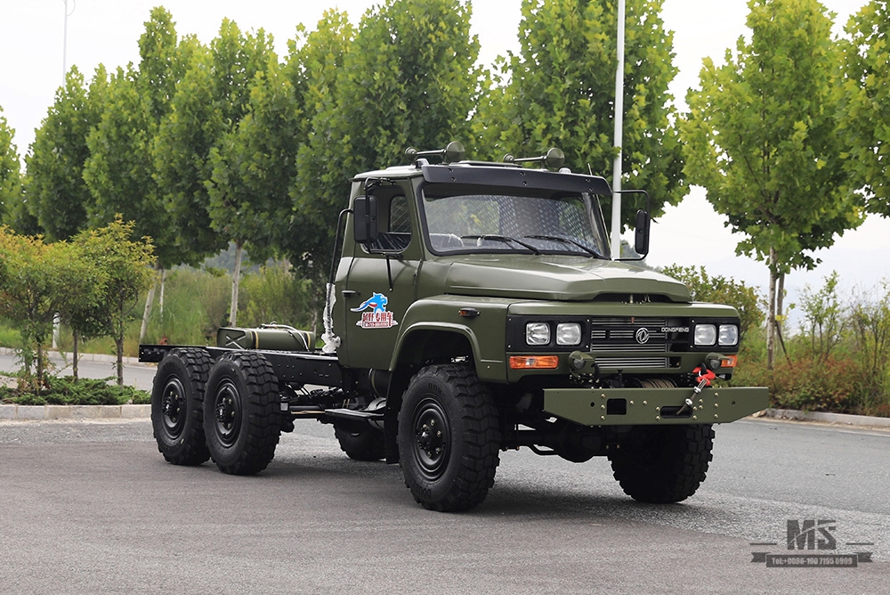 170 hp Dongfeng Six Drive EQ2082 Chassis_EQ2082 Off-road Truck chassis_240 Transport vehicle_6×6 pointed 25Y truck export special chassis