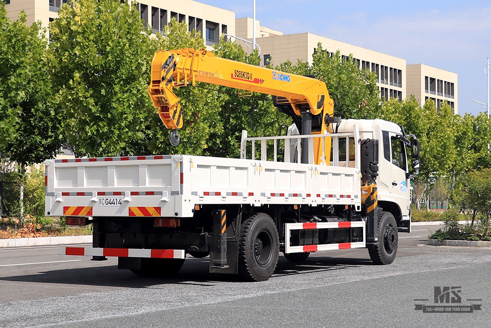 266hp Dongfeng 4×2 Truck Mounted Crane New Flathead Cabin Row Half Crane Truck Export Special Vehicle