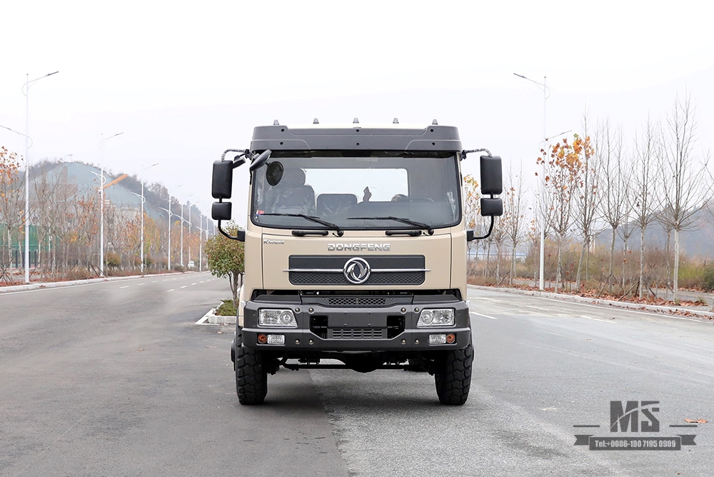 Dongfeng Four Wheel Drive Camel Grey Cargo Truck Chassis_4*4 Off-road Truck Chassis_Long-distance Truck Export Special Purpose Chassis