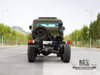190hp Dongfeng EQ2102 Six Wheel Drive Chassis_6×6 EQ246 153 Double Row Cab Army Green Truck Chassis
