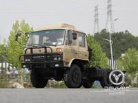 Donggfeng EQ2102N Off-Road Truck Chassis– 210HP Double-Row Desert Cargo Vehicle | Export Model | Air Conditioning with Tarpaulin