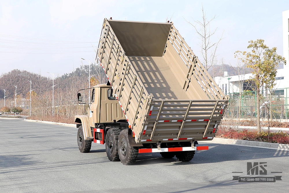 Dongfeng EQ2082 Barn Dump Truck_170 hp Six-wheel Drive Off-road Tipper Truck_6WD 240 2.5T truck_All-wheel Drive 25Y Truck Export Special Vehicle
