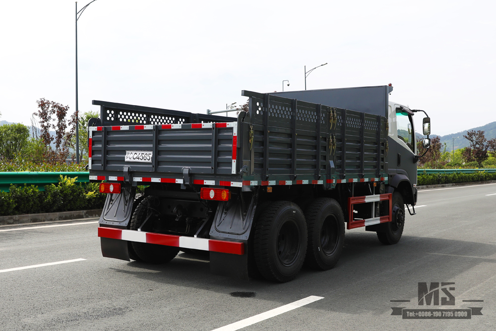 5T 6WD Light Dump Truck_6*6 260hp Diesel Off-road Tipper Truck_Six Wheel Drive Dongfeng Bobcat Dump Truck for Sale_Export Special Purpose Vehicle