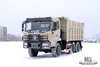 6×6 Dongfeng Six Wheel Drive Dump Truck_Flat Head Cargo Box Baffle Heightened Tipper Truck 6*6 Off Road Transportation Truck_Export Special Vehicle