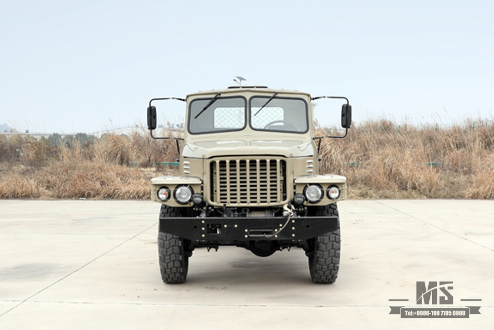 Dongfeng six-wheel drive EQ2082 Chassis_ 170 hp EQ2082 Double glass pointed off-road truck chassis_240 transport vehicle_6×6 truck export special chassis