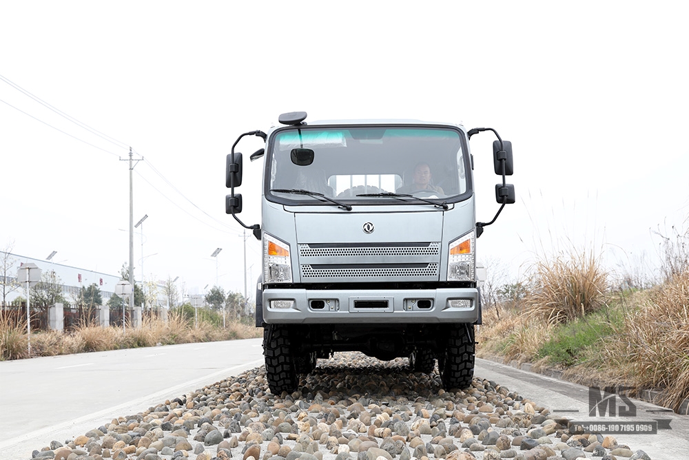 Dongfeng Silver six-wheel drive AWD truck configuration_6×6 190HP flat-head off-road light truck manufacturer_6*6 export special vehicle quotation