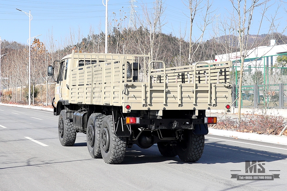 EQ2102 Dongfeng Six Wheel Drive Off Road Truck_ 6×6 Camel Grey One and a Half 153 Cab Transportation Truck_Dongfeng Classic AWD Truck Export Special Purpose Vehicle