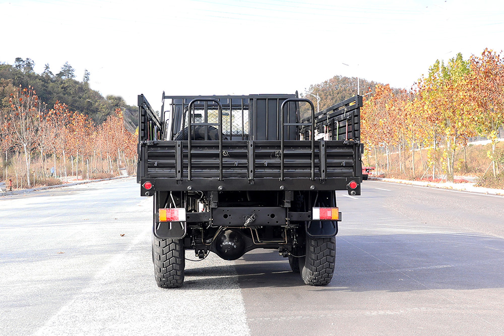 Dongfeng EQ2102 Off-road Truck_190 HP 3.5T Three-axle Six wheel Drive Black Cargo Vehicle_All-wheel drive EQ2102G Export Special Purpose Vehicle
