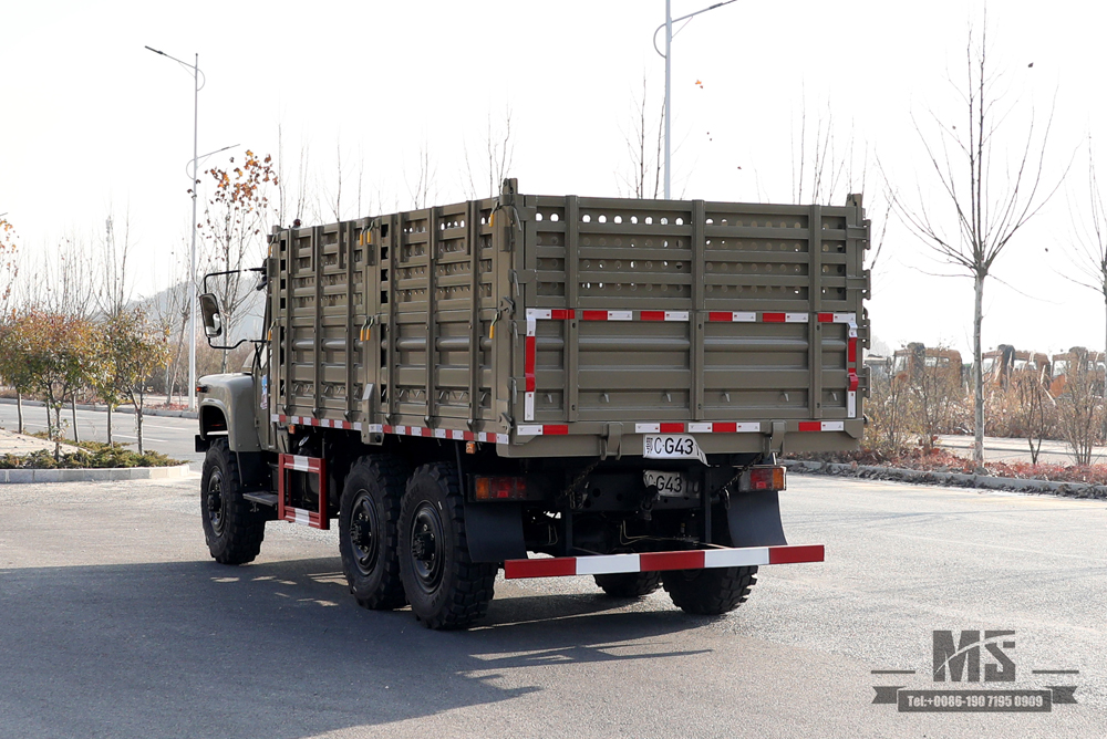 Dongfeng EQ240 Off-road Truck_China Second Automobile Group’s classic pointed Truck_Six-wheel drive 170 horsepower truck configuration