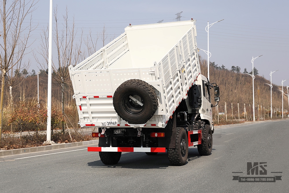 Dongfeng Four Wheel Drive 13T Dump truck_210hp 4x4 Mining Tipper Truck container height off-road truck_Two-axle Export Special Purpose Vehicle