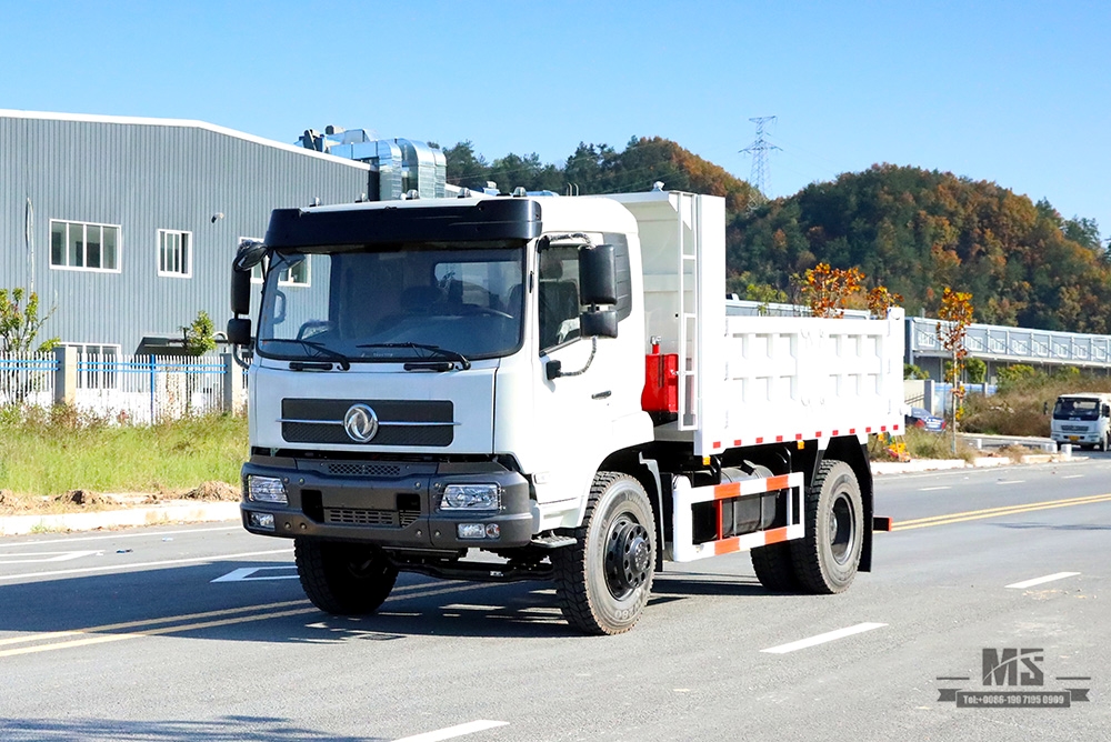 210hp Dongfeng 4×2 Dump Truck for Sale_4*2 Flathead Head Row Half Tipper Truck Manufacturer_Export Special Vehicle