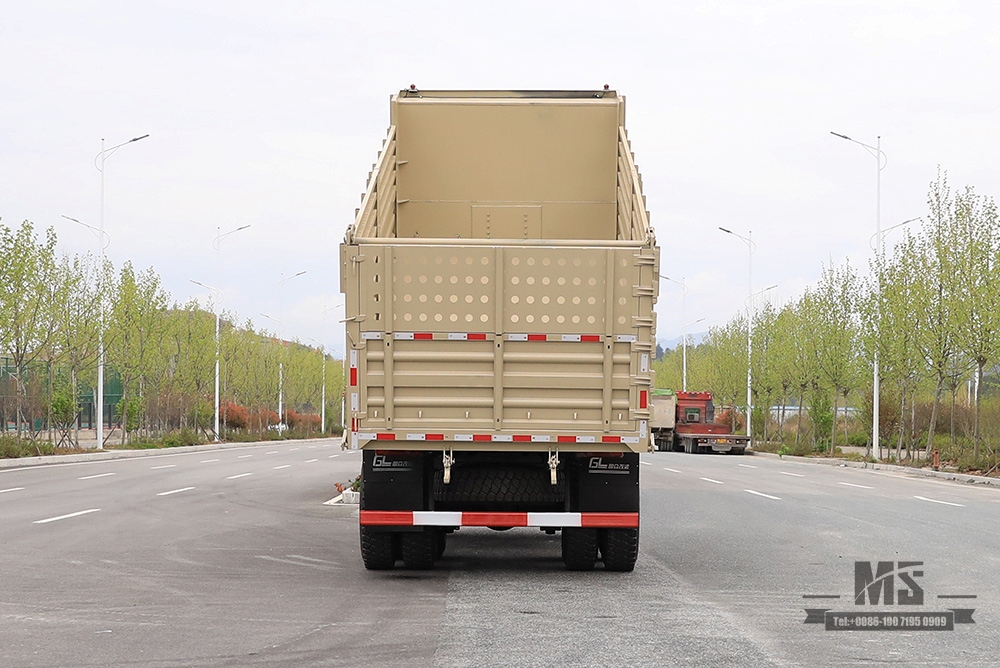 260hp Dongfeng Six Wheel Drive Dump Truck_6*6 Flat Head Single Row Tipper Truck Off Road Transportation Truck_Export Special Vehicle