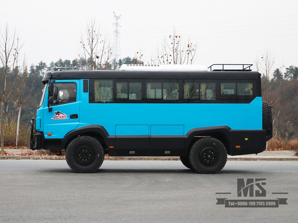 Dongfeng 4WD 21-seater country transport Bus | Desert Off-road Bus | China.