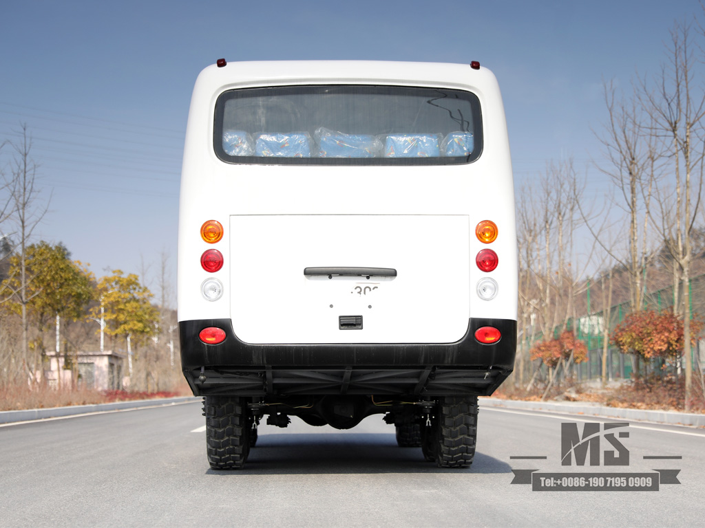 Dongfeng Six-wheel Drive Off Road Bus 190 HP 6*6 Manual Six-speed Bus with Bumper Dongfeng Bus for sale Conversion Manufacturer Export Special Vehicle