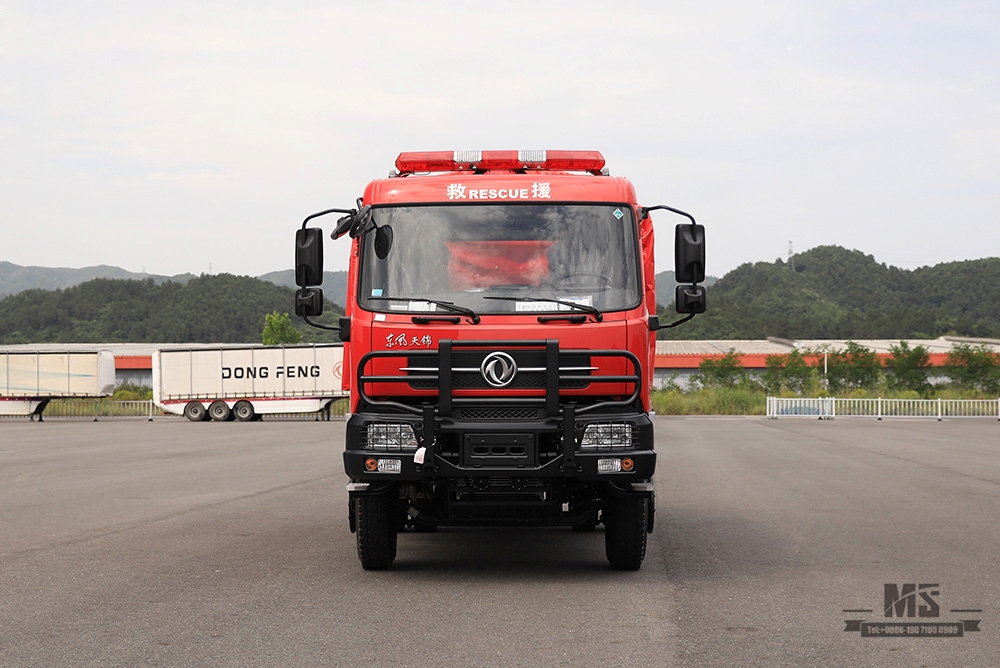 210 HP/300hp Dongfeng 4*2 Firefighting Flatbed Truck _ Flathead Rescue Trailer Truck_Export Special Vehicle