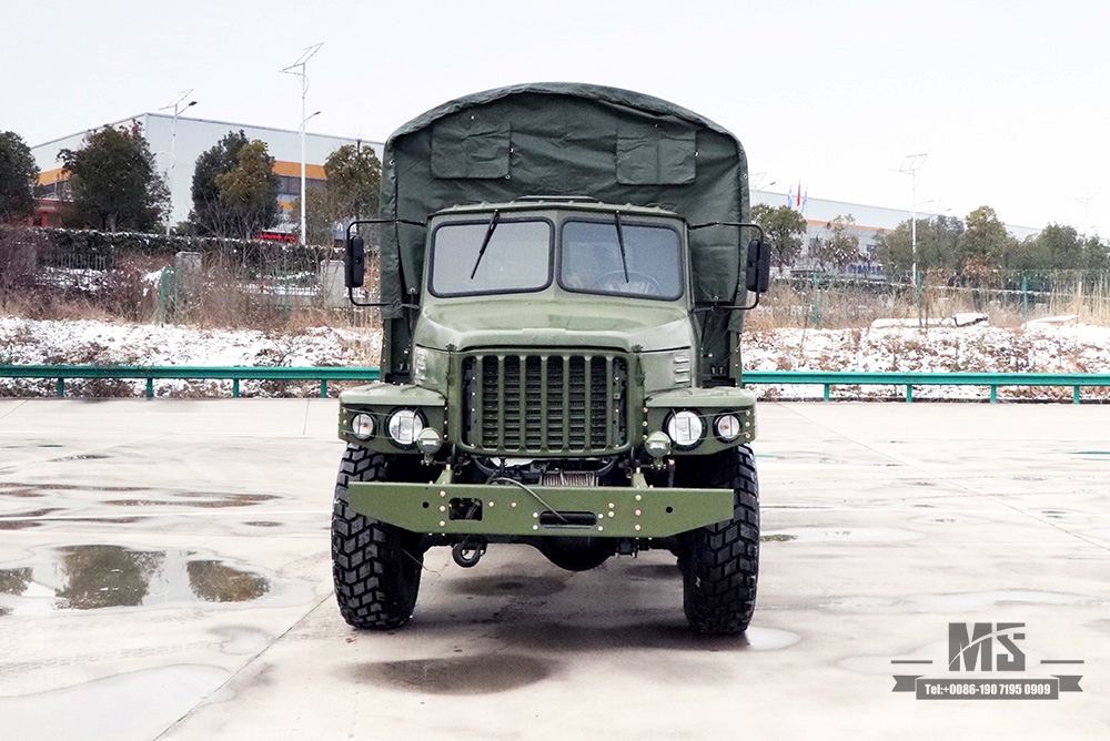 Dongfeng Six wheel Drive EQ2100 Off-road Truck_6*6 3.5 T Classic Army Green Long Head Truck With Tarpaulin Pole for sale_Dongfeng 245 Diesel Troop Carrier Export Special Vehicle 
