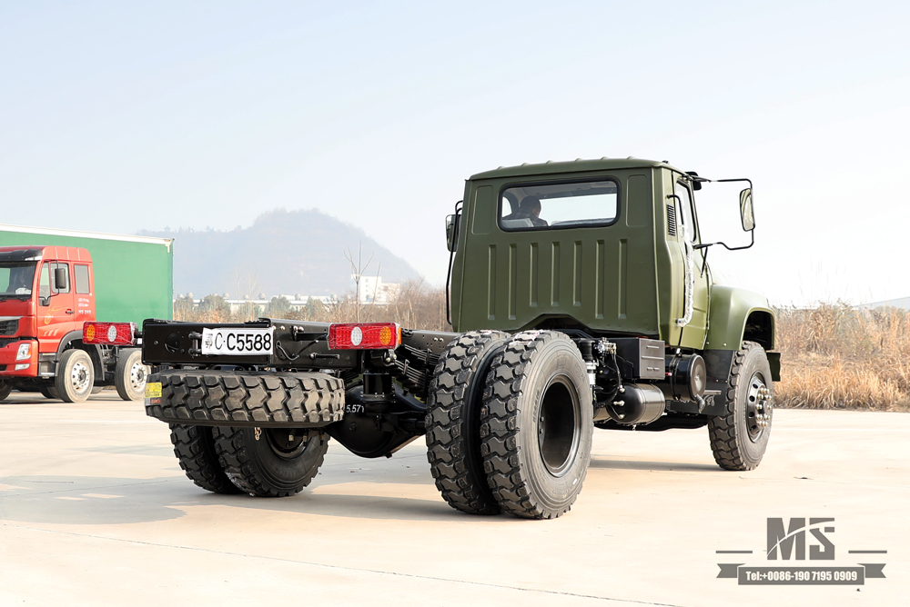 Dongfeng 4*2 Off Road Chassis_210 hp Tip Head Single Row Cargo Truck Chassis for sale_Dongfeng Export Special Vehicle Chassis