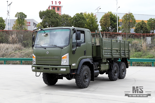 EQ240 Dongfeng 6WD Off-road Truck_All-Wheel Drive EQ2082 Diesel Cargo Truck Manufacturer Factory_Dongfeng 6x6 Flathead Civilian Off-road Truck for Sale_Export Special Vehicle